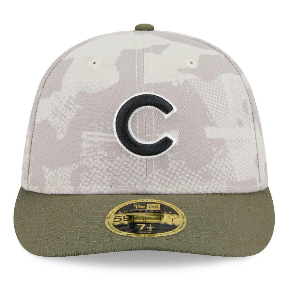 Chicago Cubs New Era 2025 Armed Forces Day Low Profile 59FIFTY Fitted Hat - MLB Hats