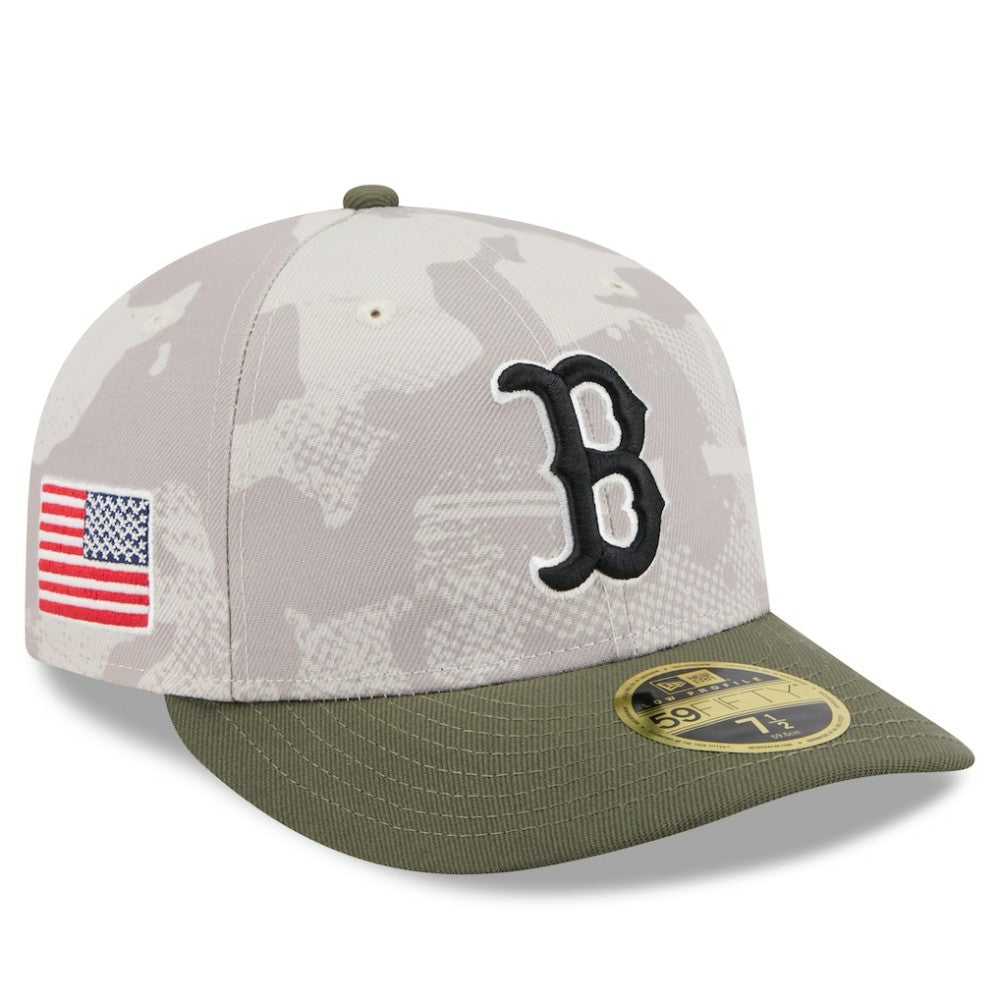 Boston Red Sox New Era 2025 Armed Forces Day Low Profile 59FIFTY Fitted Hat - MLB Hats