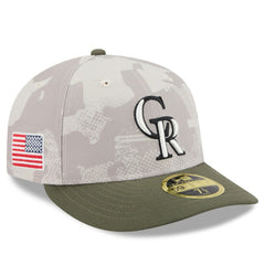 Colorado Rockies New Era 2025 Armed Forces Day Low Profile 59FIFTY Fitted Hat - MLB Hats