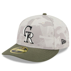 Colorado Rockies New Era 2025 Armed Forces Day Low Profile 59FIFTY Fitted Hat - MLB Hats