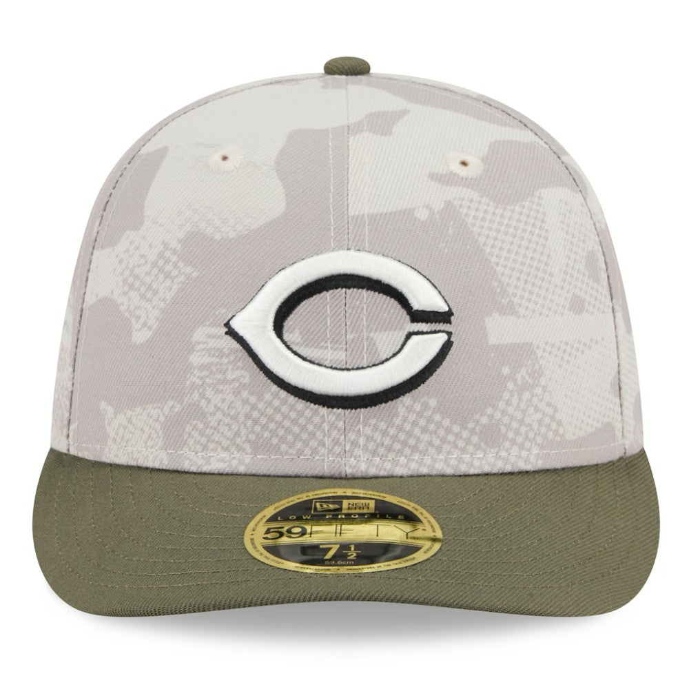 Cincinnati Reds New Era 2025 Armed Forces Day Low Profile 59FIFTY Fitted Hat - MLB Hats