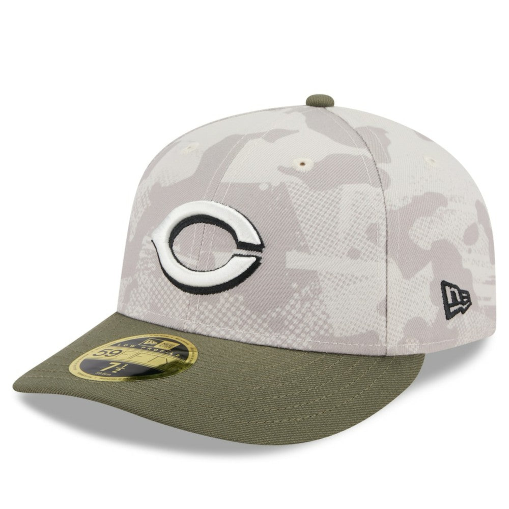 Cincinnati Reds New Era 2025 Armed Forces Day Low Profile 59FIFTY Fitted Hat - MLB Hats