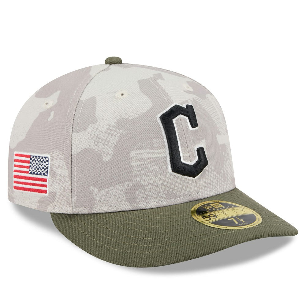 Cleveland Guardians New Era 2025 Armed Forces Day Low Profile 59FIFTY Fitted Hat - MLB Hats