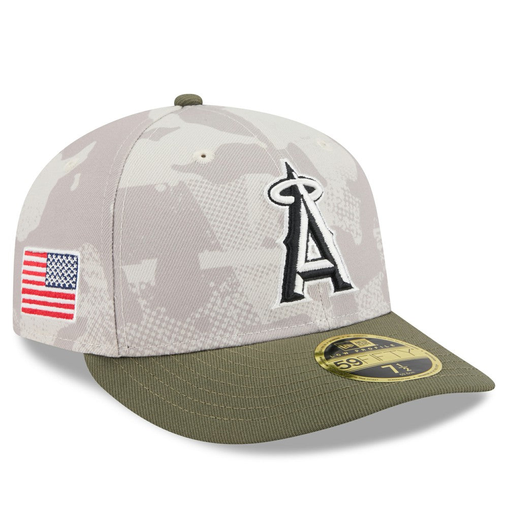 Los Angeles Angels New Era 2025 Armed Forces Day Low Profile 59FIFTY Fitted Hat - MLB Hats