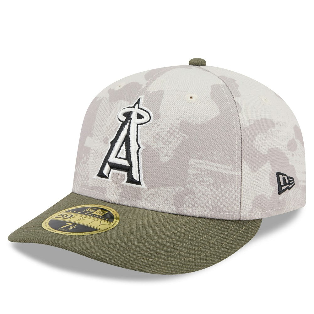 Los Angeles Angels New Era 2025 Armed Forces Day Low Profile 59FIFTY Fitted Hat - MLB Hats