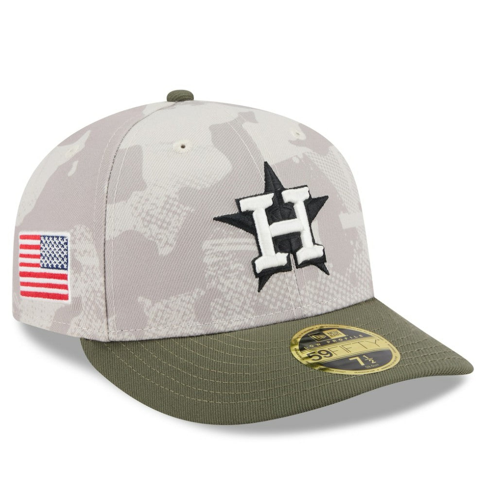 Houston Astros New Era 2025 Armed Forces Day Low Profile 59FIFTY Fitted Hat - MLB Hats
