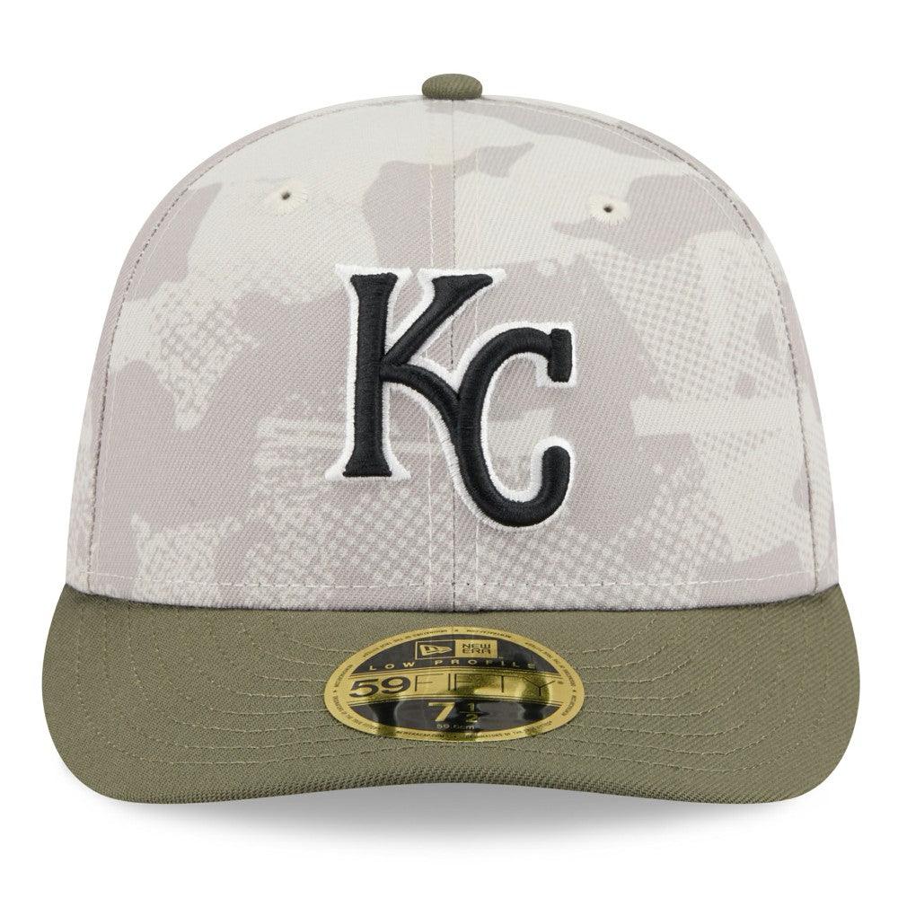 Kansas City Royals New Era 2025 Armed Forces Day Low Profile 59FIFTY Fitted Hat - MLB Hats
