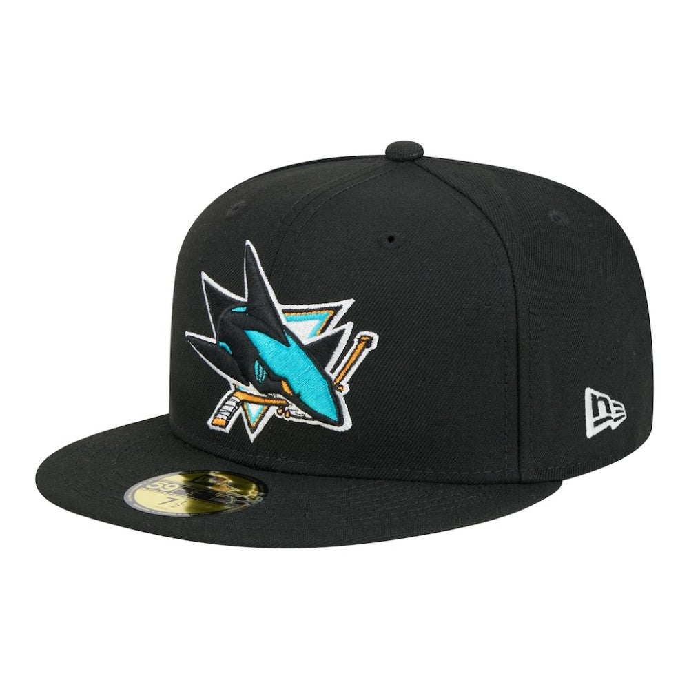 San Jose Sharks New Era Core 59FIFTY Fitted Hat -  NHL Hats