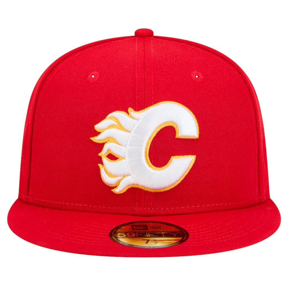 Calgary Flames New Era Core 59FIFTY Fitted Hat -  NHL Hats