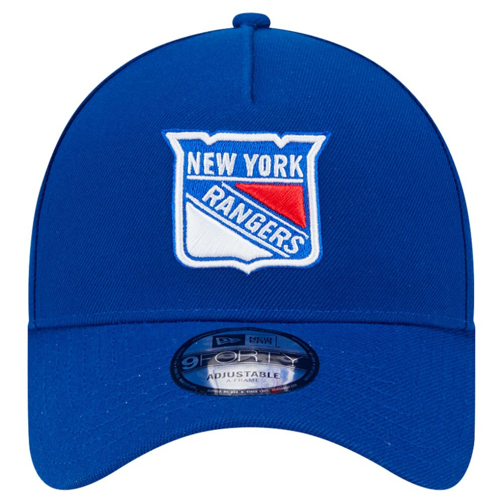New York Rangers New Era Core A-Frame 9FORTY Adjustable Hat -  NHL Hats