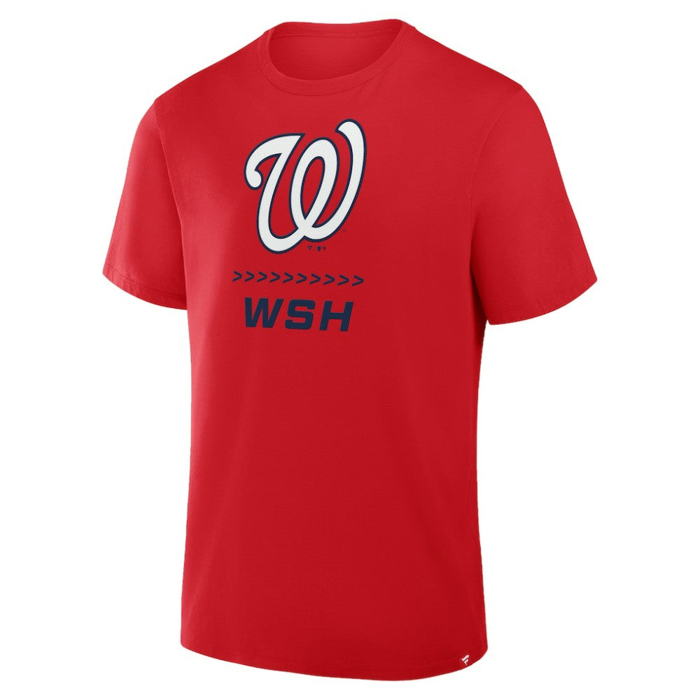 Washington Nationals Fanatics Clubhouse Legacy Side Swipe T-Shirt - MLB T-shirts