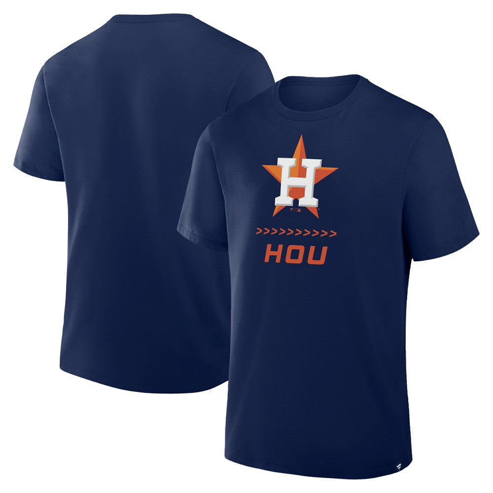 Houston Astros Fanatics Clubhouse Legacy Side Swipe T-Shirt - MLB T-shirts