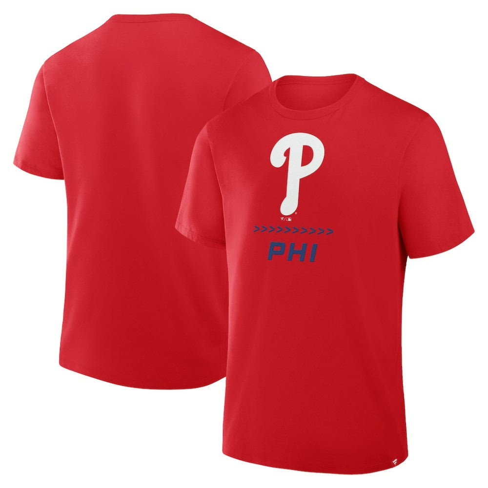 Philadelphia Phillies Fanatics Clubhouse Legacy Side Swipe T-Shirt - MLB T-shirts