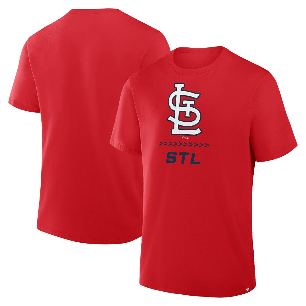 St. Louis Cardinals Fanatics Clubhouse Legacy Side Swipe T-Shirt - MLB T-shirts
