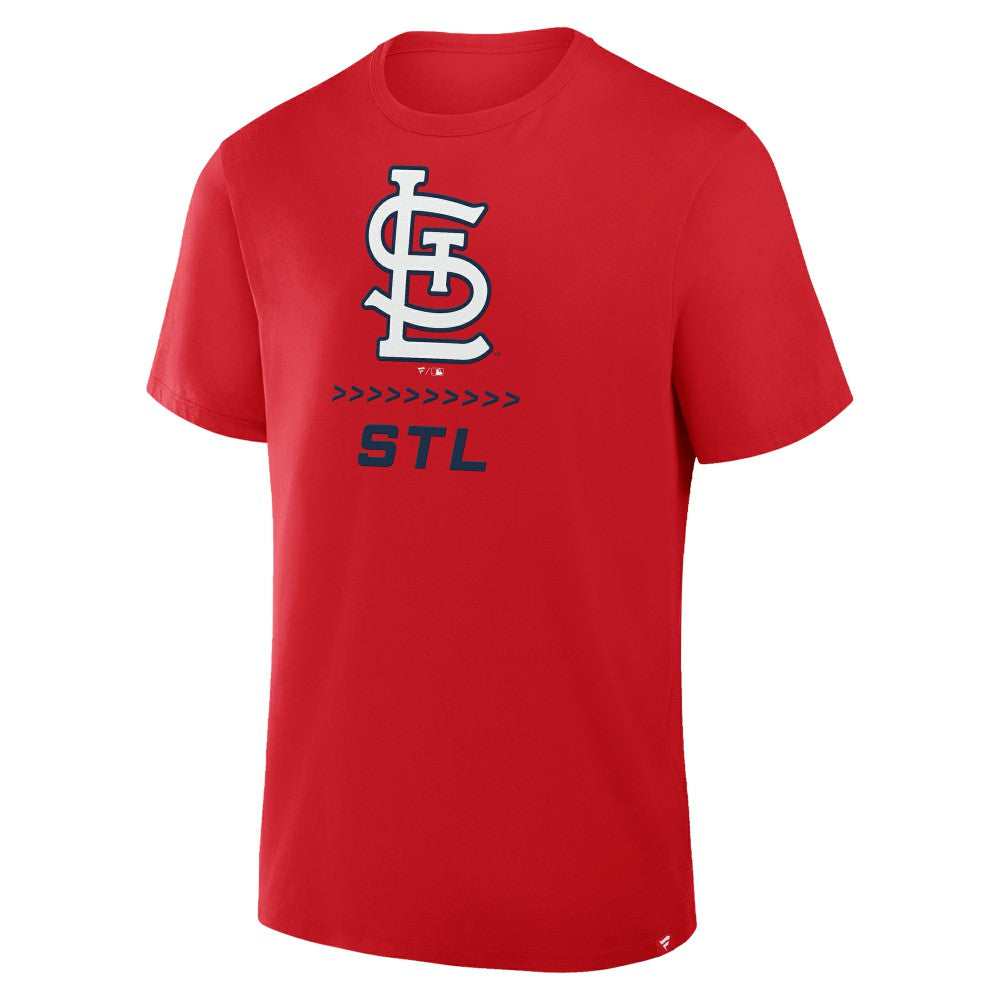 St. Louis Cardinals Fanatics Clubhouse Legacy Side Swipe T-Shirt - MLB T-shirts