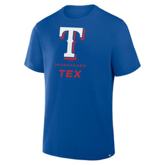 Texas Rangers Fanatics Clubhouse Legacy Side Swipe T-Shirt - MLB T-shirts