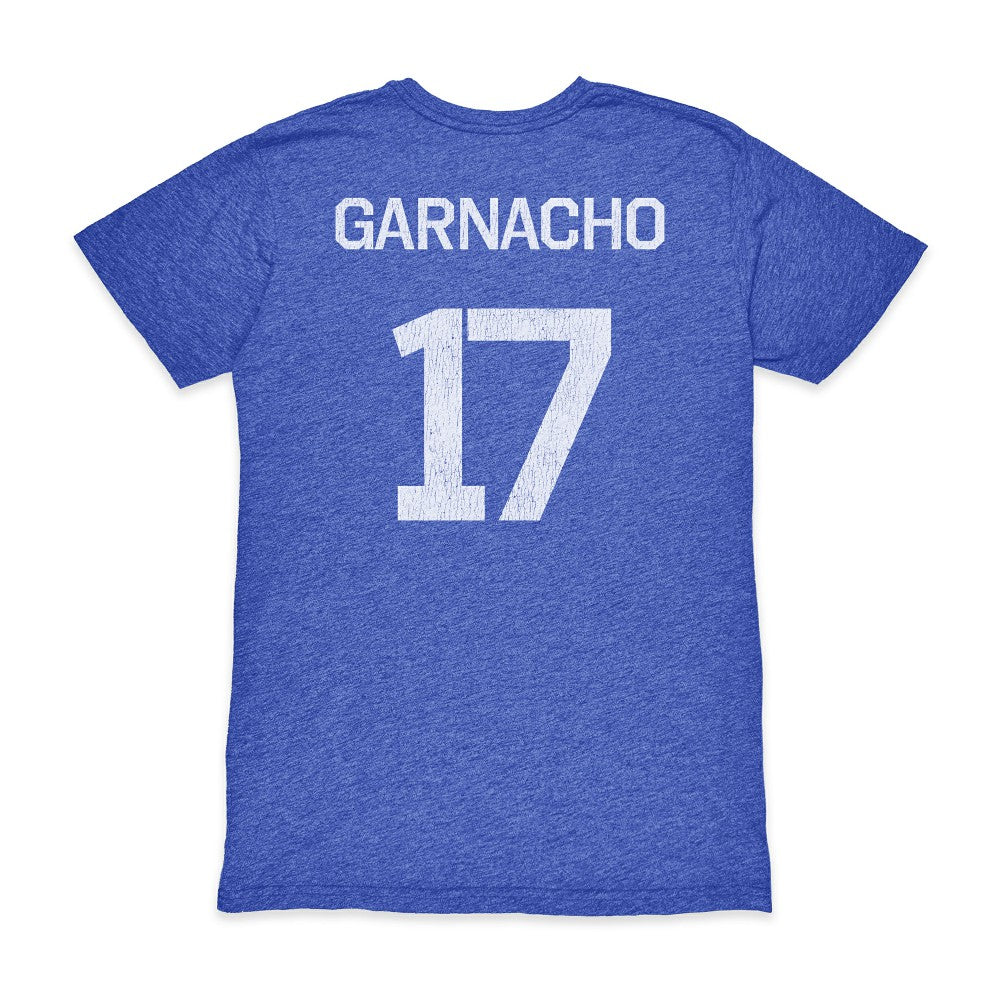 Alejandro Garnacho Argentina National Team 1863FC Player Vintage Tri-Blend T-Shirt