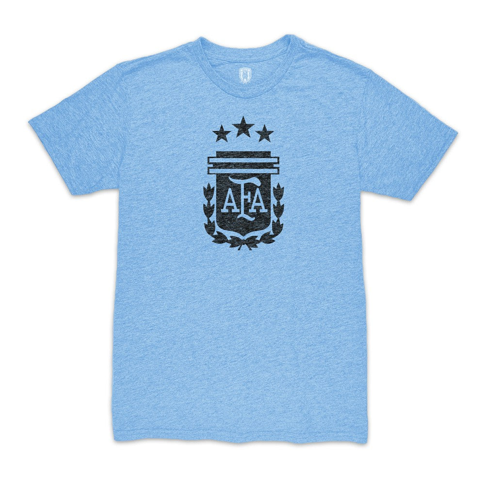 Cristian Romero Argentina National Team 1863FC Player Vintage Tri-Blend T-Shirt