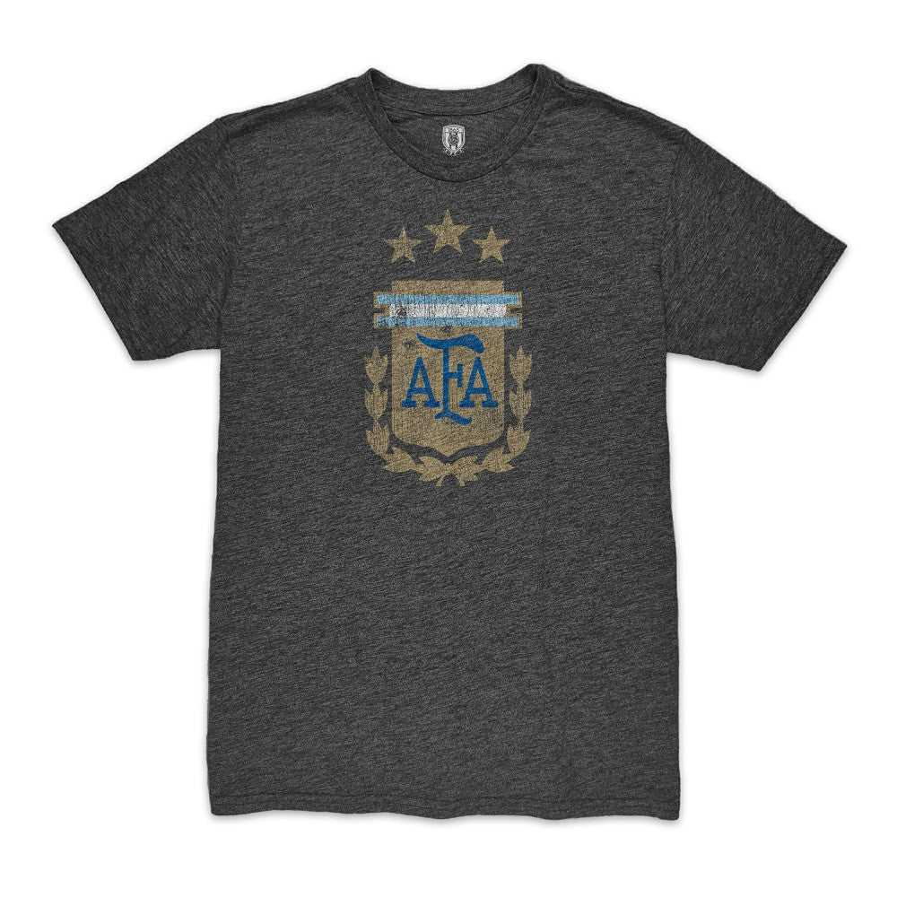 Enzo Fernández Argentina National Team 1863FC Player Vintage Tri-Blend T-Shirt for sale - Black