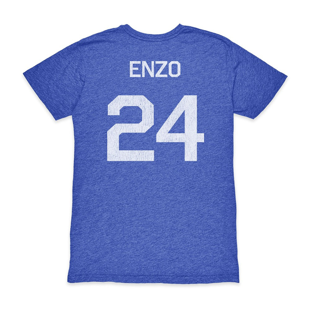 Enzo Fernández Argentina National Team 1863FC Player Vintage Tri-Blend T-Shirt