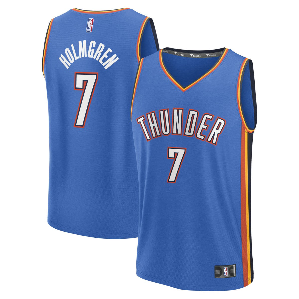 Blue Chet Holmgren Oklahoma City Thunder Fast Break Replica Player Jersey | NBA