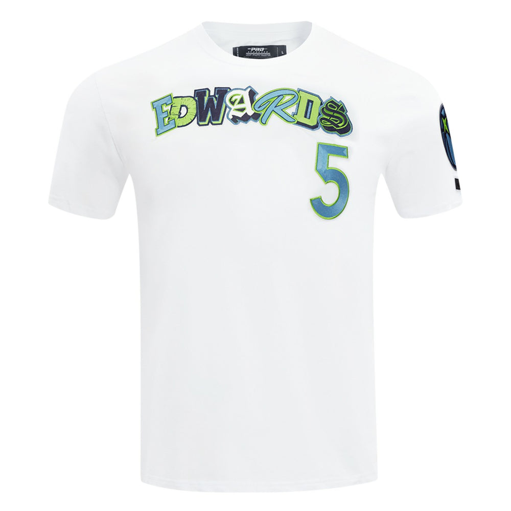 White Anthony Edwards Minnesota Timberwolves Pro Standard City Ransom T-Shirt | NBA