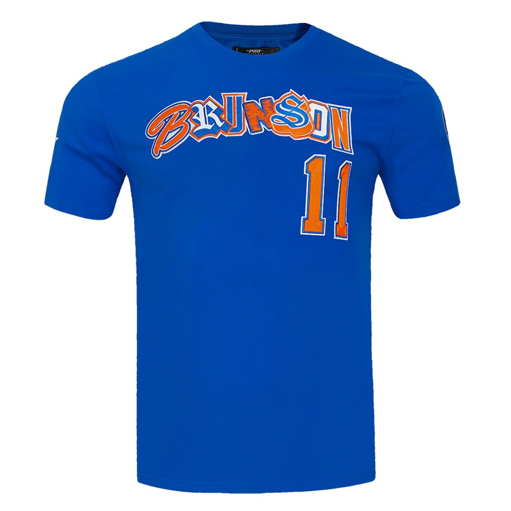 Blue Jalen Brunson New York Knicks Pro Standard City Ransom T-Shirt | NBA