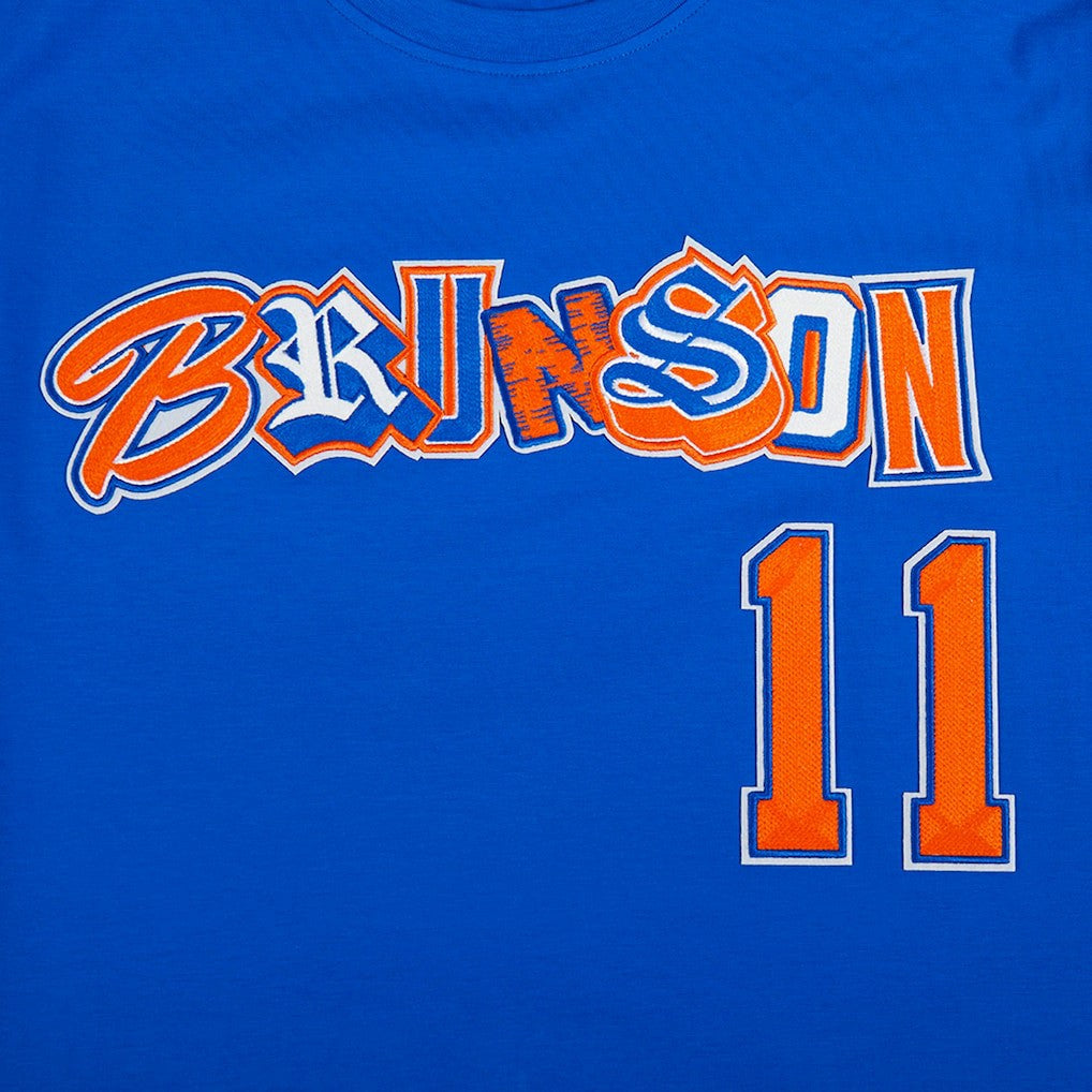 Blue Jalen Brunson New York Knicks Pro Standard City Ransom T-Shirt | NBA
