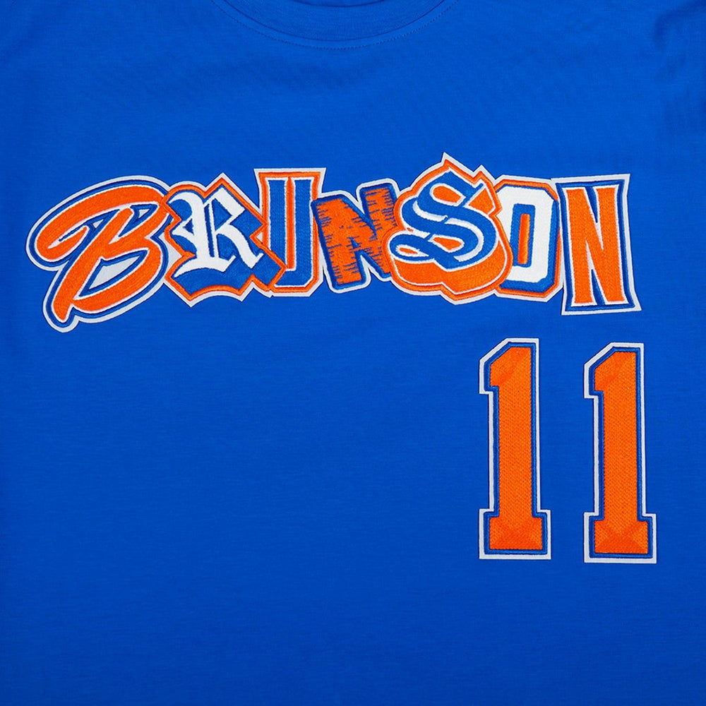 Blue Jalen Brunson New York Knicks Pro Standard City Ransom T-Shirt | NBA