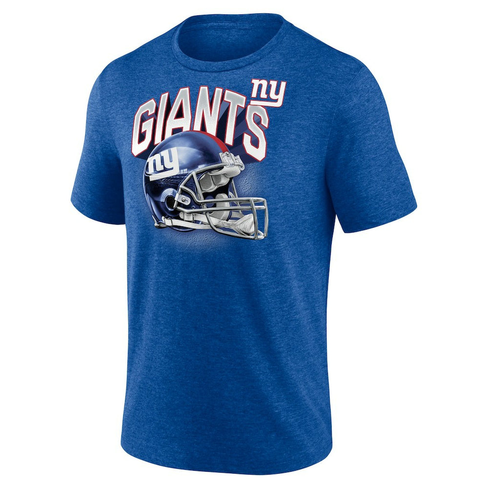 New York Giants Tri-Blend Helmet End Around T-Shirt | NFL Online