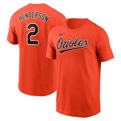 Gunnar Henderson Baltimore Orioles Nike Fuse Name & Number T-Shirt - MLB T-shirts