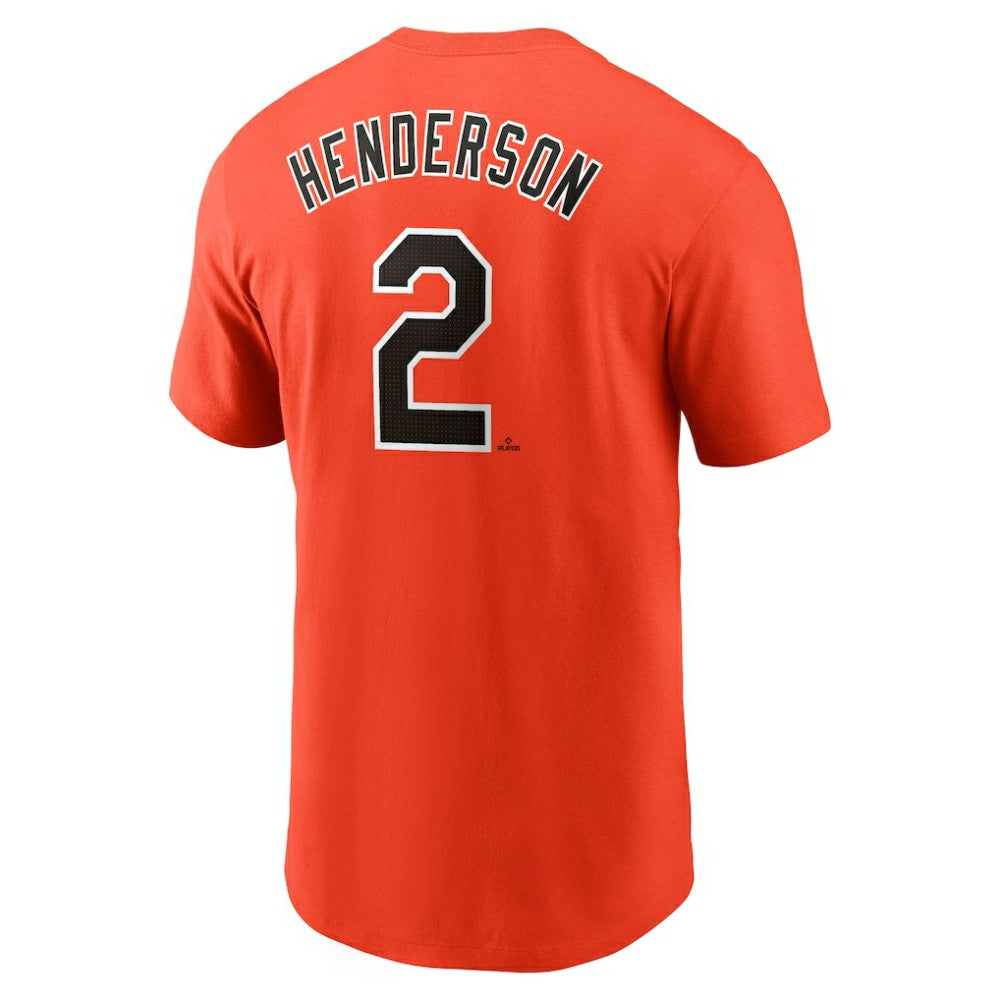 Gunnar Henderson Baltimore Orioles Nike Fuse Name & Number T-Shirt - MLB T-shirts