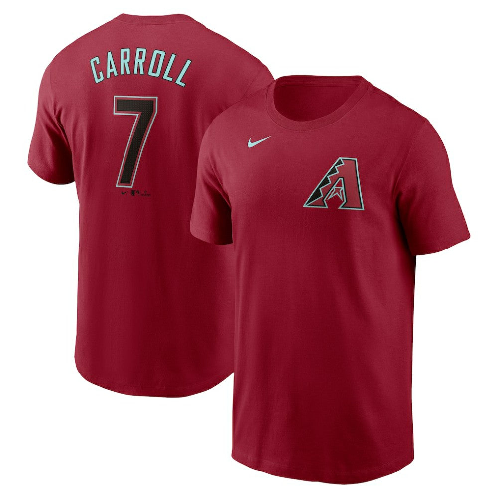 Corbin Carroll Arizona Diamondbacks Nike Fuse Name & Number T-Shirt - MLB T-shirts
