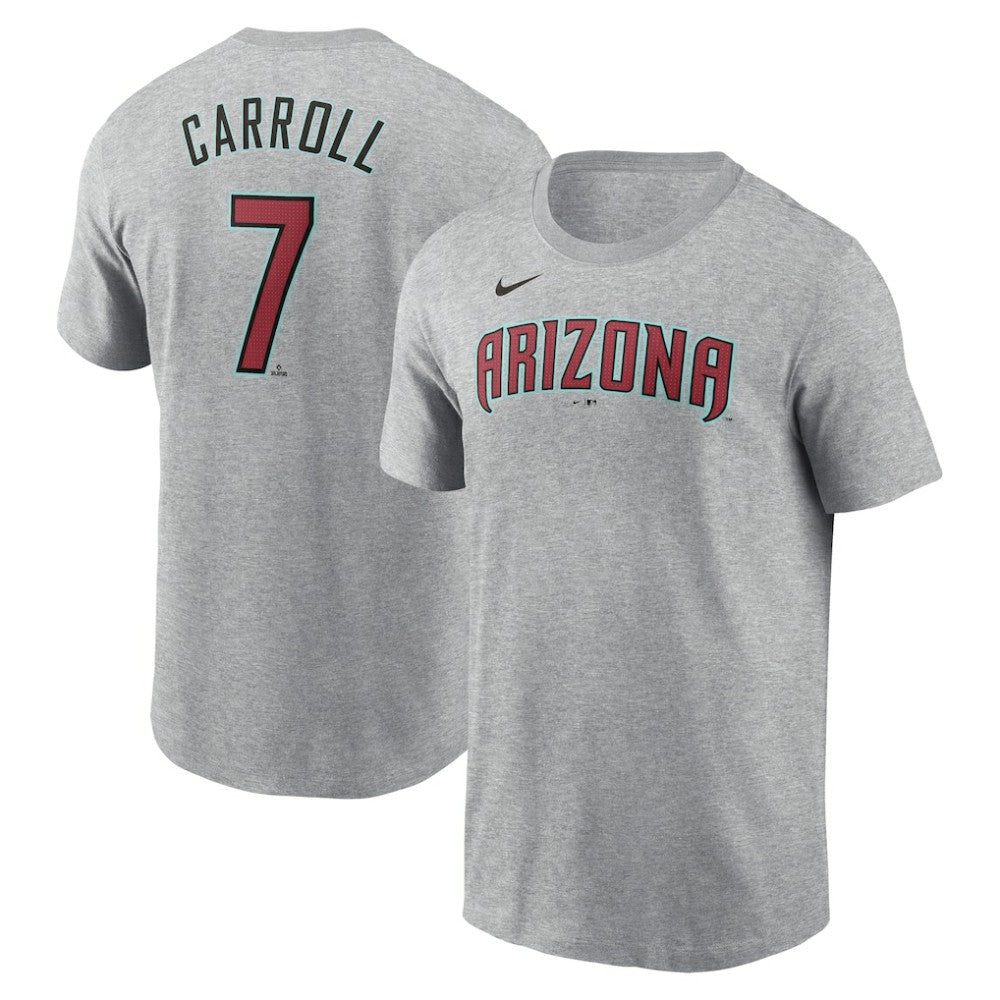 Corbin Carroll Arizona Diamondbacks Nike Fuse Name & Number T-Shirt - MLB T-shirts