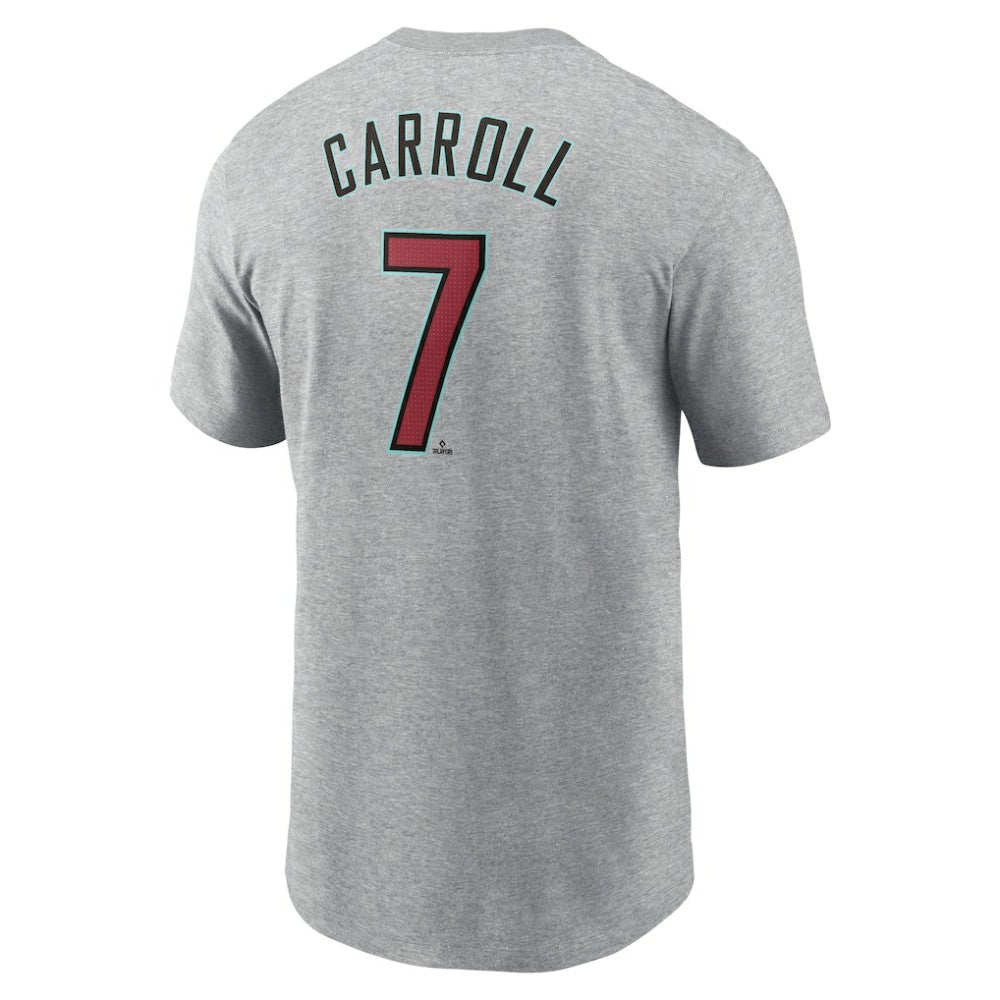 Corbin Carroll Arizona Diamondbacks Nike Fuse Name & Number T-Shirt - MLB T-shirts