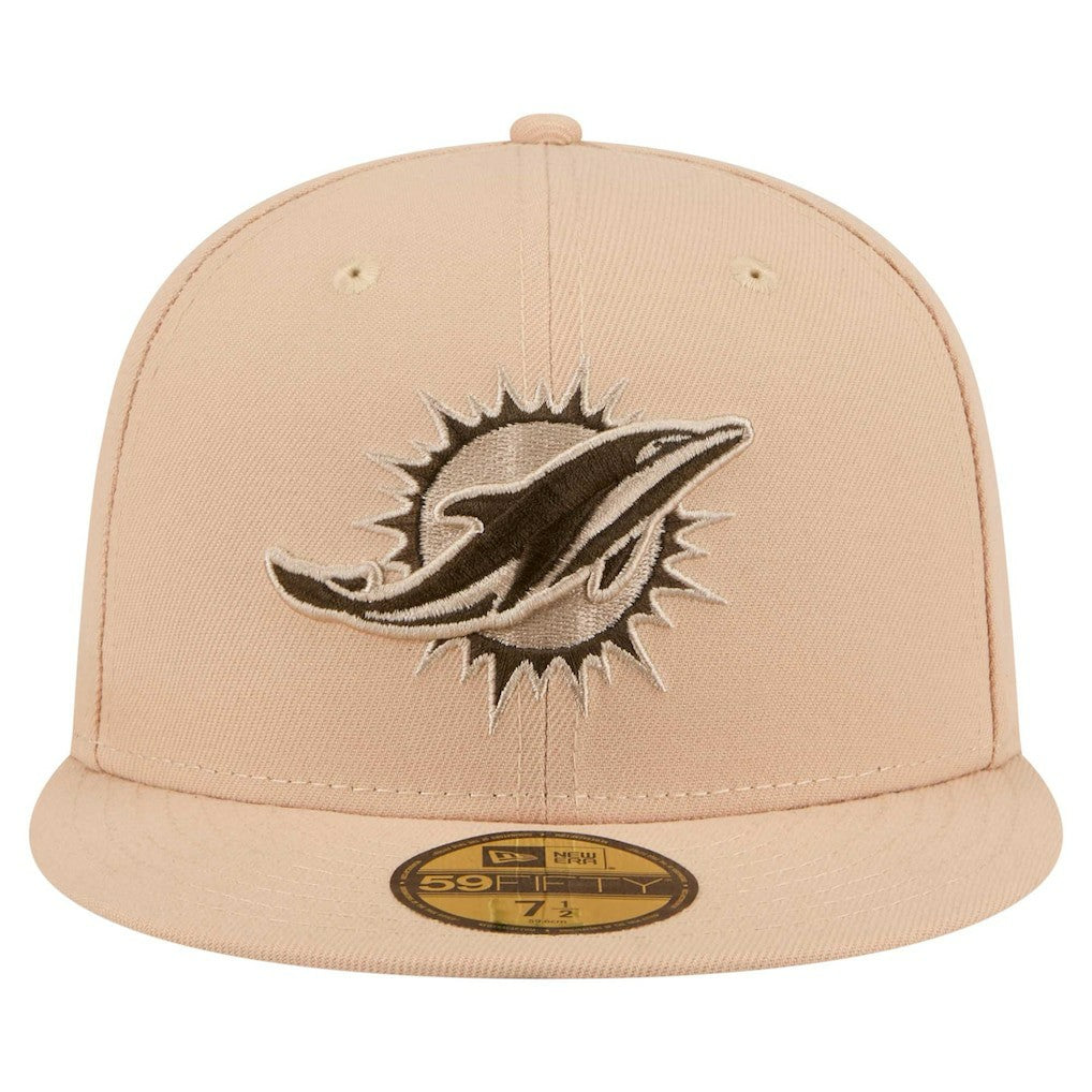 Miami Dolphins Candied Pecan 59FIFTY Fitted Hat | NFL Discount