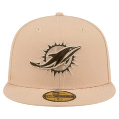 Miami Dolphins Candied Pecan 59FIFTY Fitted Hat | NFL Discount