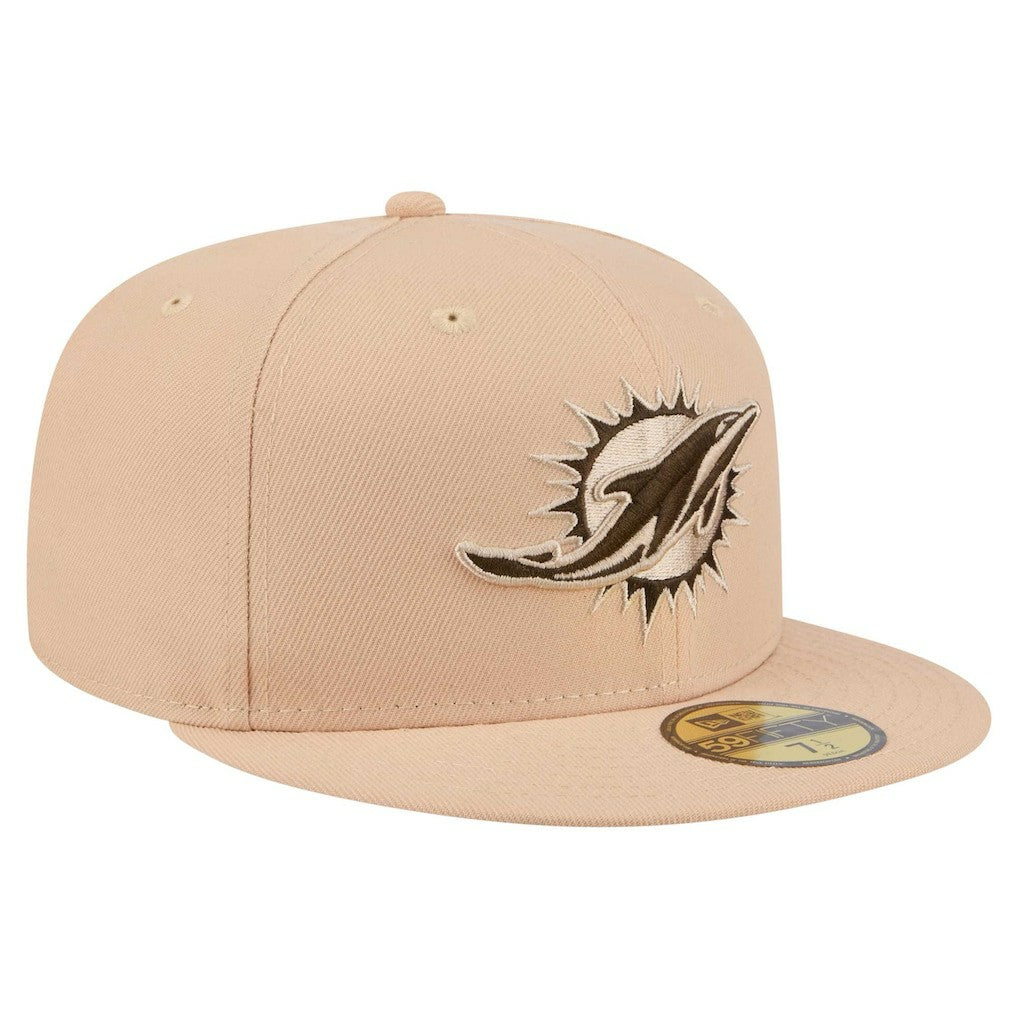 Miami Dolphins Candied Pecan 59FIFTY Fitted Hat | NFL Discount