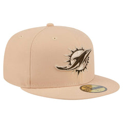 Miami Dolphins Candied Pecan 59FIFTY Fitted Hat | NFL Discount