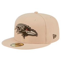 Baltimore Ravens Candied Pecan 59FIFTY Fitted Hat | NFL Outlet