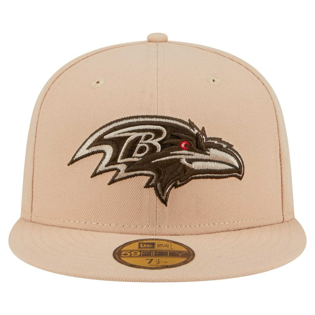 Baltimore Ravens Candied Pecan 59FIFTY Fitted Hat | NFL Outlet