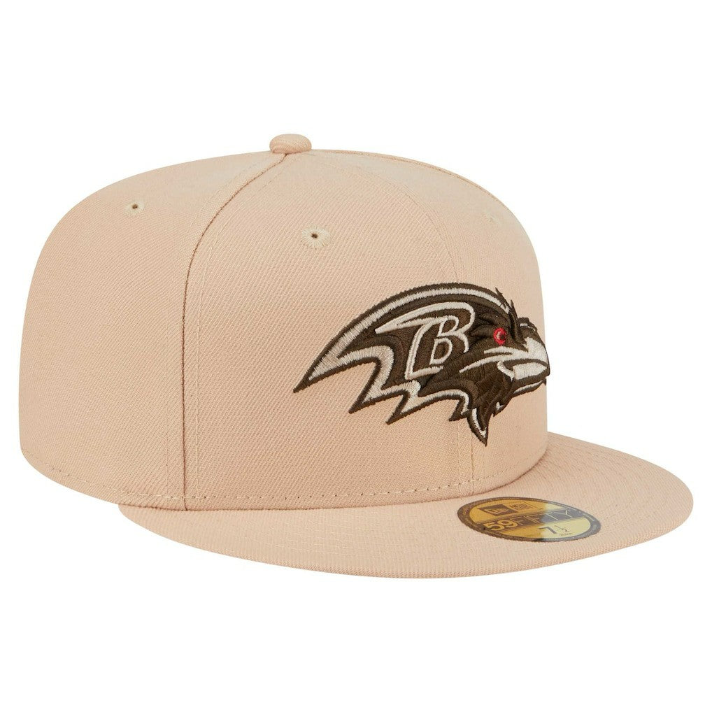 Baltimore Ravens Candied Pecan 59FIFTY Fitted Hat | NFL Outlet
