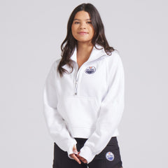 Edmonton Oilers lululemon Women's Scuba Oversized Half Zip Top -  NHL