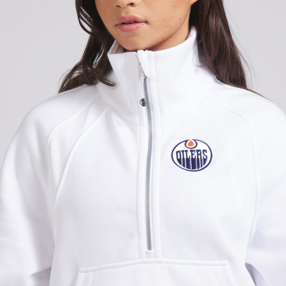 Edmonton Oilers lululemon Women's Scuba Oversized Half Zip Top -  NHL