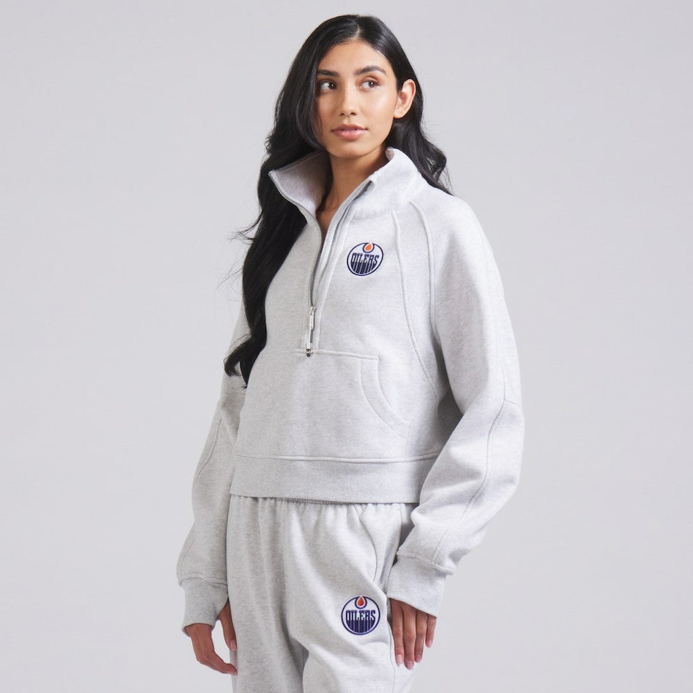 Edmonton Oilers lululemon Women's Scuba Oversized Half Zip Top -  NHL
