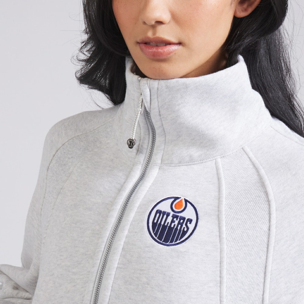 Edmonton Oilers lululemon Women's Scuba Oversized Half Zip Top -  NHL