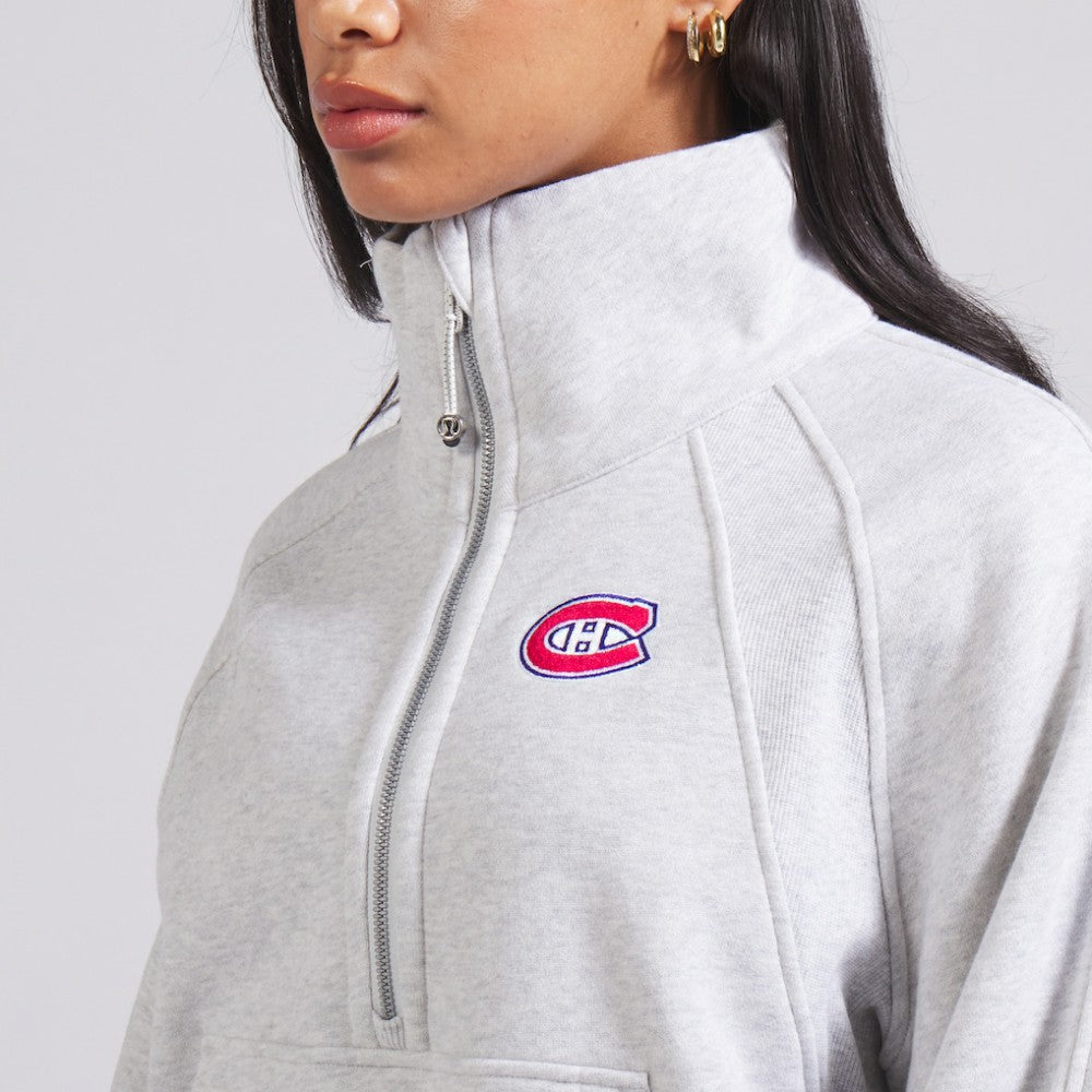 Montreal Canadiens lululemon Women's Scuba Oversized Half Zip Top -  NHL