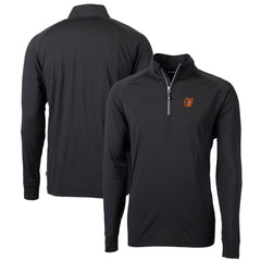 Baltimore Orioles Cutter & Buck Big & Tall Adapt Eco Knit Stretch Recycled Quarter-Zip Pullover Top - MLB Pullover