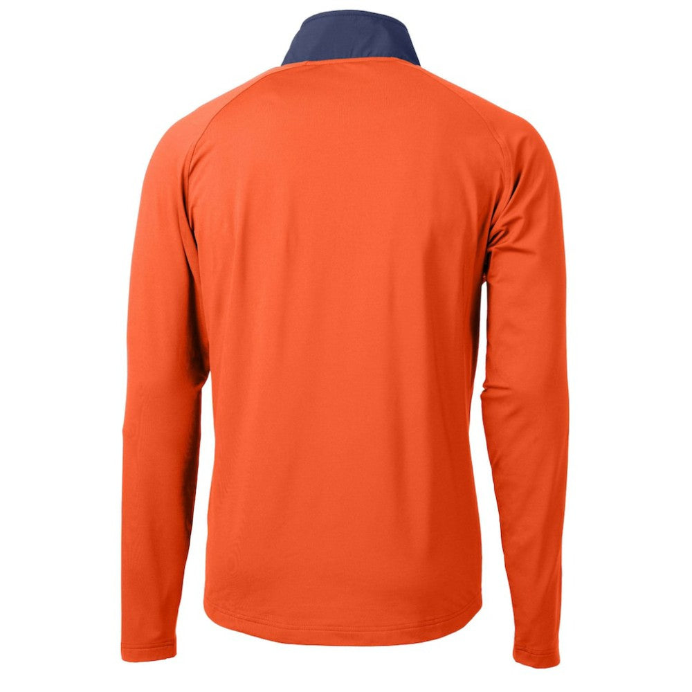 Detroit Tigers Cutter & Buck Adapt Eco Knit Hybrid Recycled Quarter-Zip Jacket - MLB Jackets