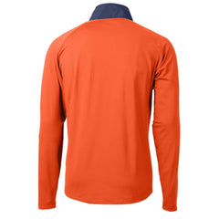 Detroit Tigers Cutter & Buck Adapt Eco Knit Hybrid Recycled Quarter-Zip Jacket - MLB Jackets